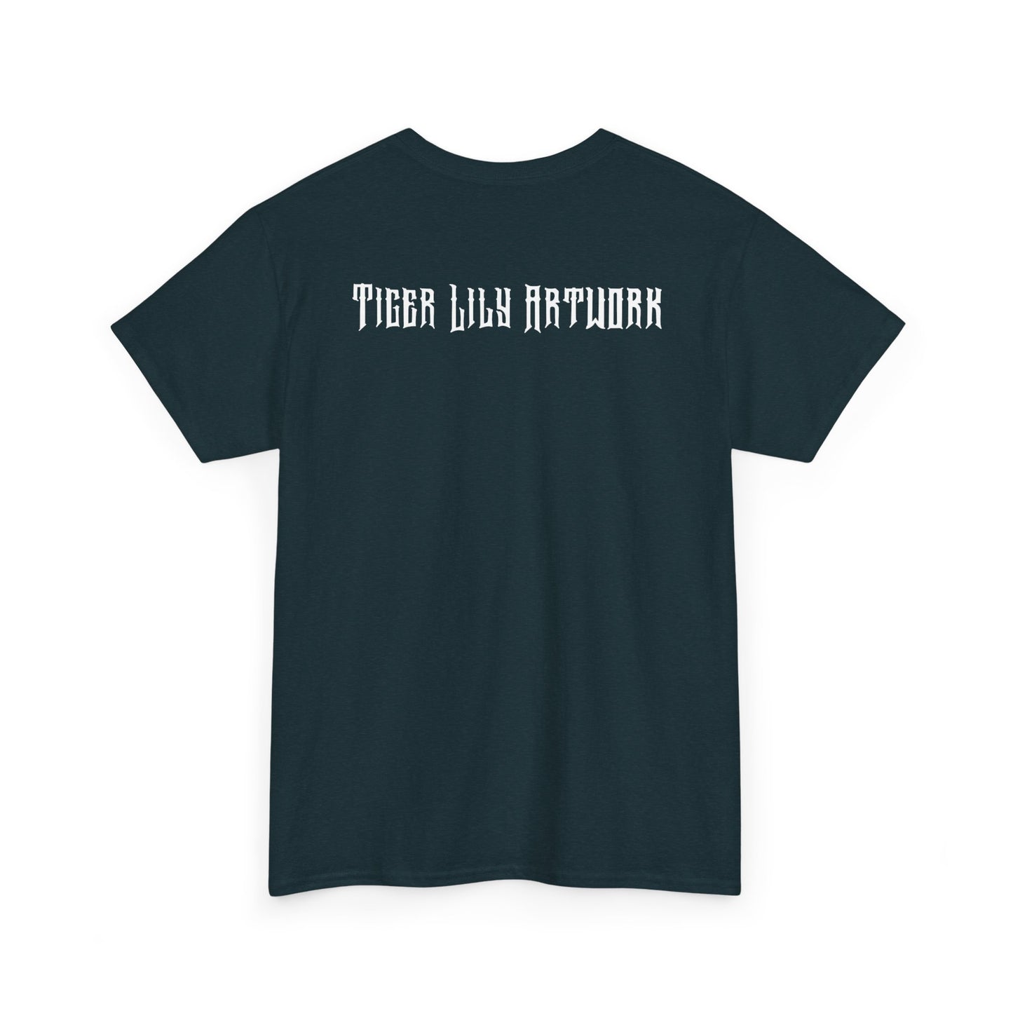 Tiger Lily Artwork Logo Unisex Heavy Cotton Tee
