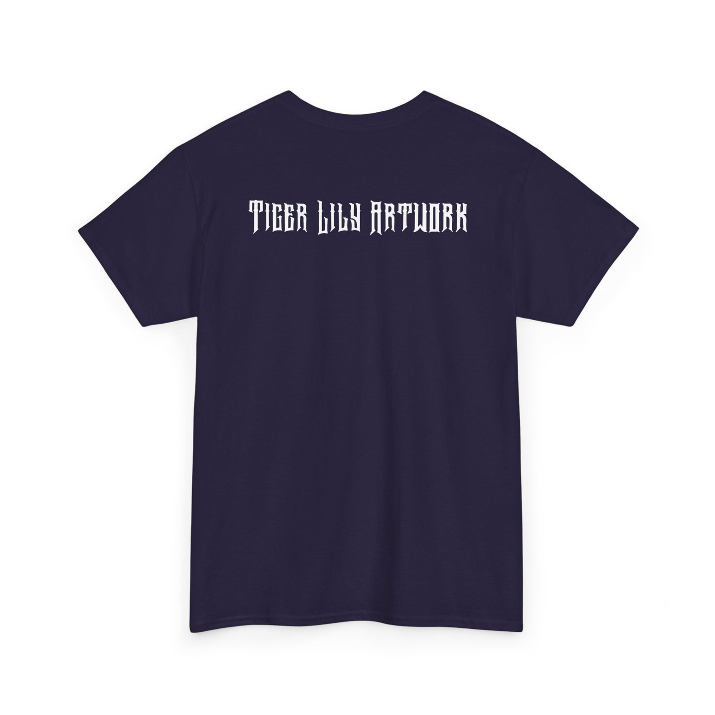 Tiger Lily Artwork Logo Unisex Heavy Cotton Tee